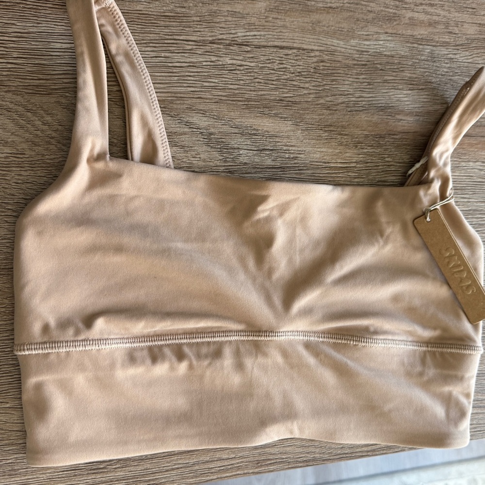 Skims Fits Everybody Square Neck Longline Bra